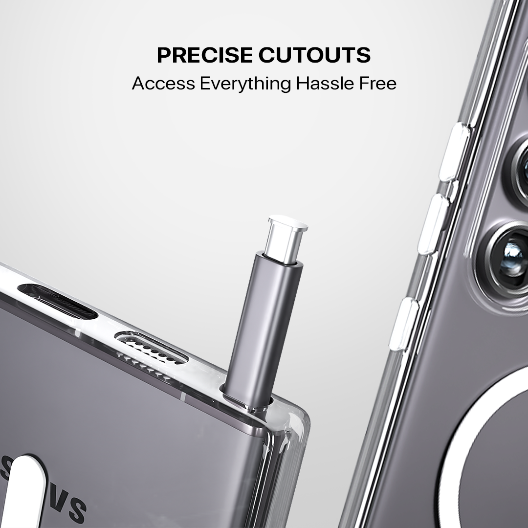 Samsung Anti Yellow MagSafe Transparent Clear Case – 🎁 4 Items Included (Case + 3 FREE Gifts) (Copy)
