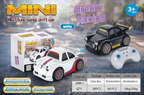 Craveon Mini Drift Car with Remote Control 2.4G, Follow & Escape Modes Kids Gift (Multicolor)
