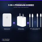 BharatTach 3-in-1 Combo (Batterypack+ Adaptor + Cable)