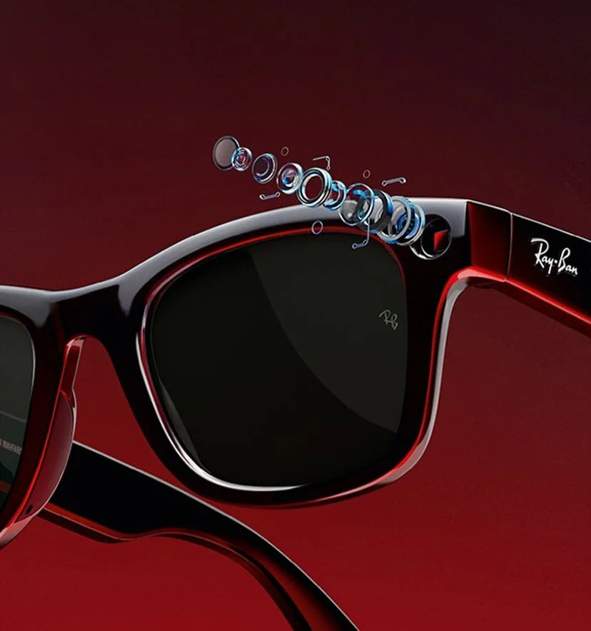 4k camera, music & calls ai-glasses by meta