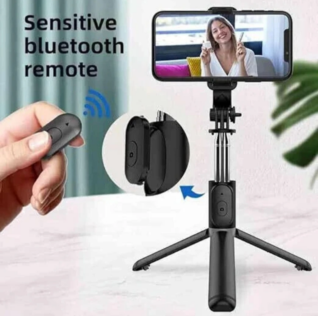 6 in 1 Premium Mobile Accessories Combo – Powerbank, Earbuds, Fast Cable, Stand, Selfie Stick & Cable Protector