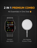 BharatTech MagSafe Charge Combo – Ultra Watch + MagSafe Wireless Charger