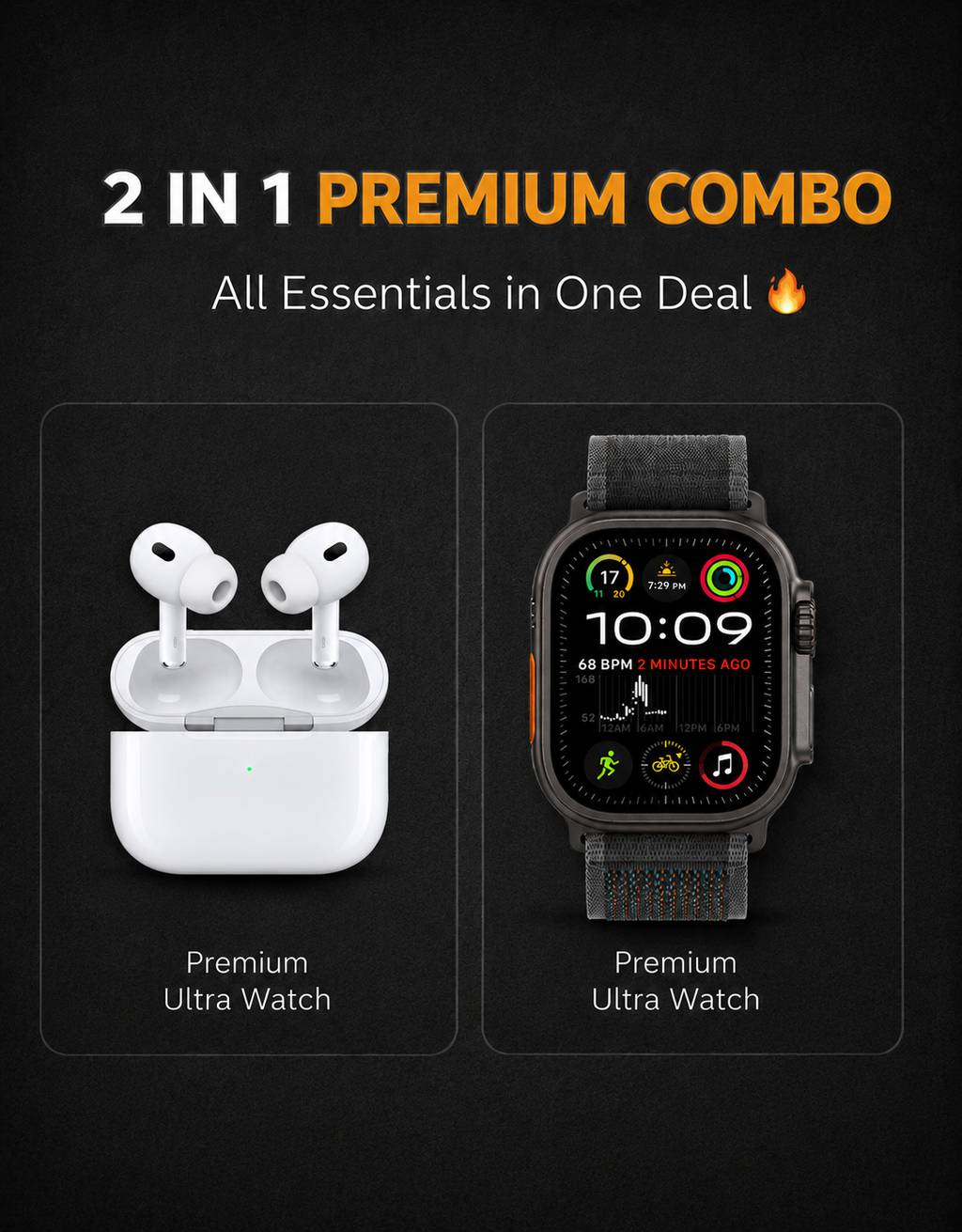 BHARATTECH || Airpod pro 3 + watch 11  {2 in one combo}